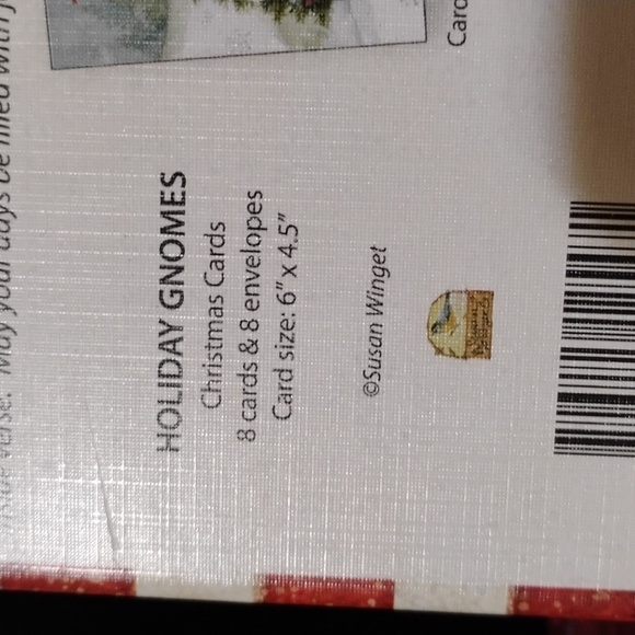 POP UP (8) HOLIDAY GNOMES CHRISTMAS CARDS by SUSAN WINGET - Picture 8 of 9